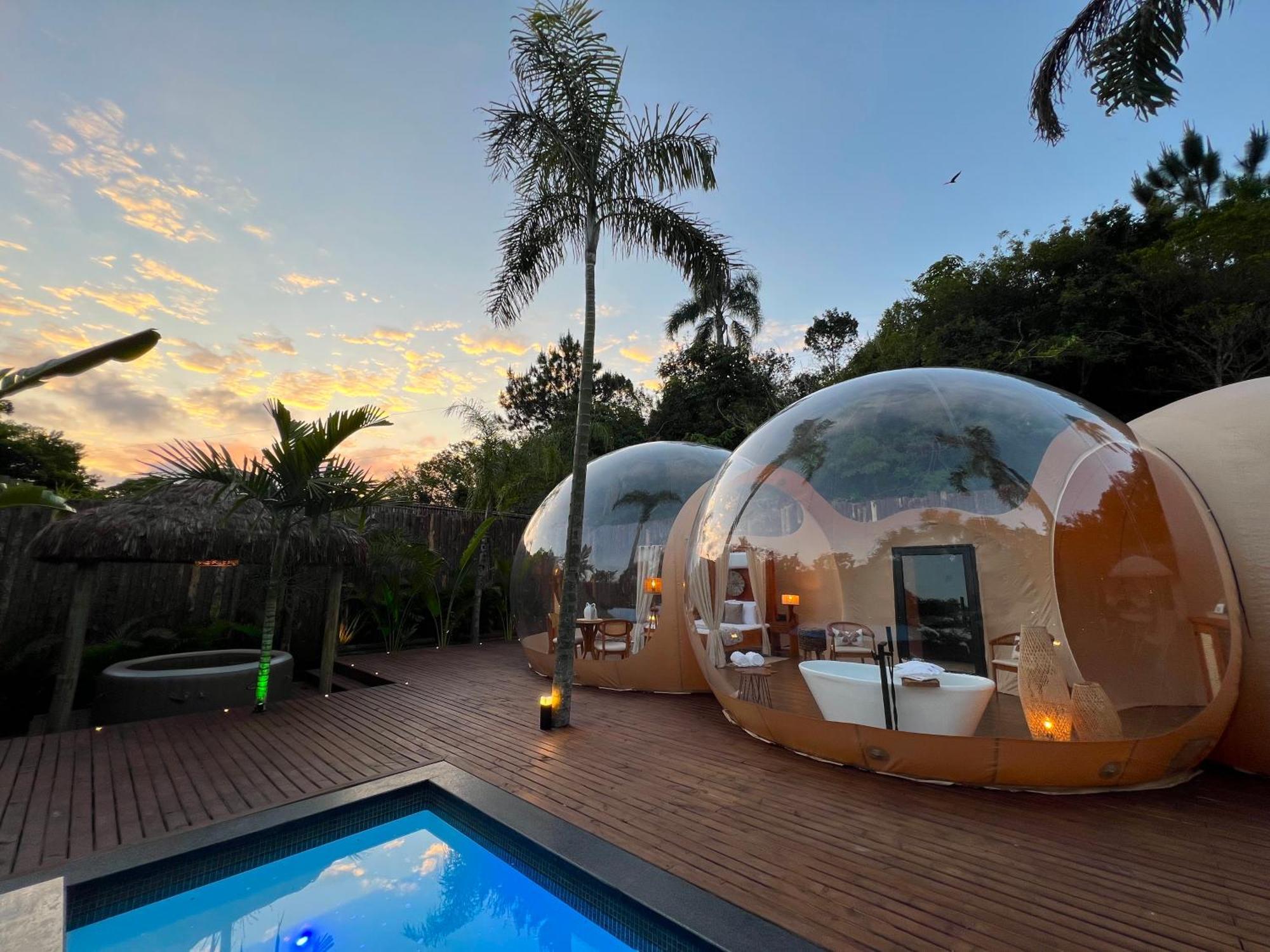 Отель Zion Bubble Glamping Флорианополис Экстерьер фото