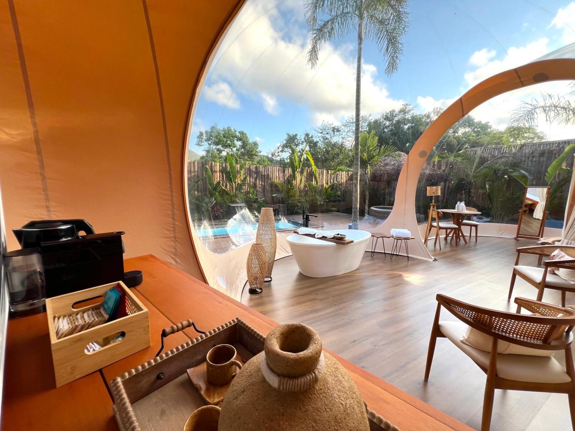 Отель Zion Bubble Glamping Флорианополис Экстерьер фото