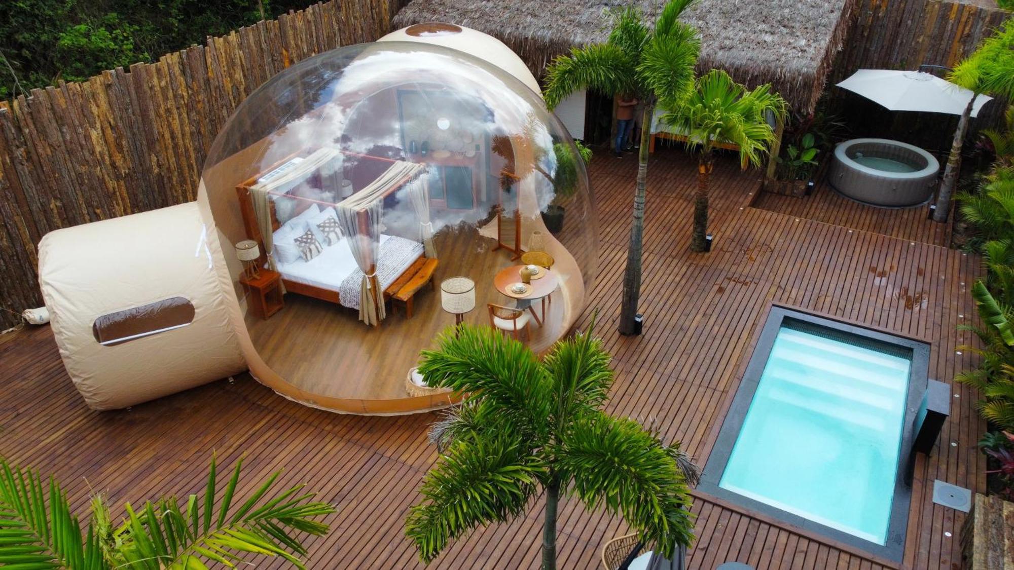 Отель Zion Bubble Glamping Флорианополис Экстерьер фото